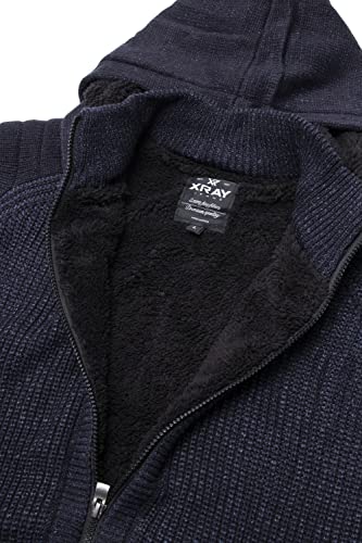 X RAY Mens Zip Up Cardigan Sweater for Men, Full Zip Slim Fit Knit Jacket for Spring (Big and Tall), 6