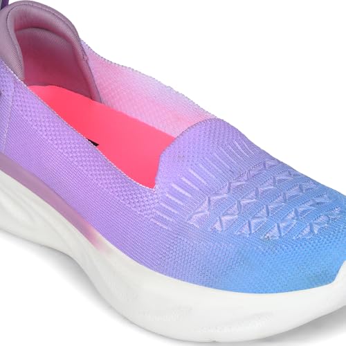 Image of Liberty LEAP7X Pink & Purple Walking Shoes for Women - Slip-On Daily Walks