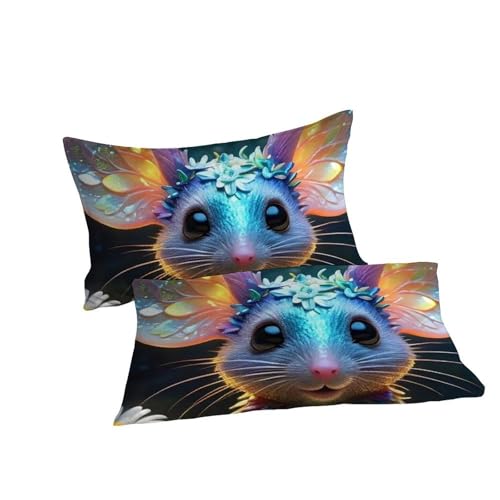 Housse de couette animaux 3D king size en microfibre douce et facile à repasser - 7