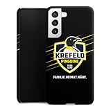 DeinDesign Premium Case kompatibel mit Samsung Galaxy S21 FE 5G Smartphone Handyhülle Schutzhülle matt Krefeld Pinguine Eishockey Sport