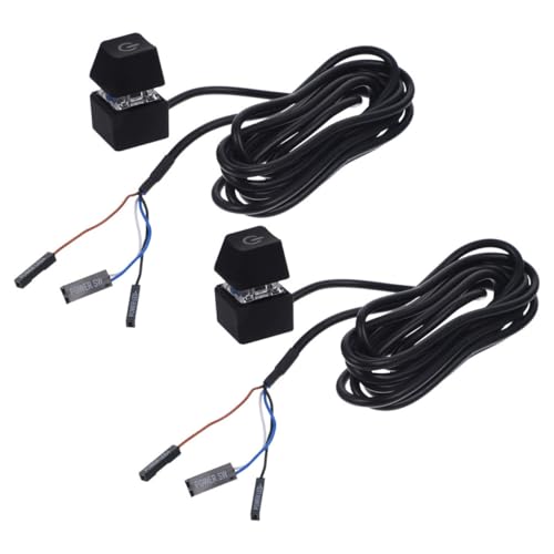 Cable extensión botón encendido PC con interruptor táctil para un control fácil de energía