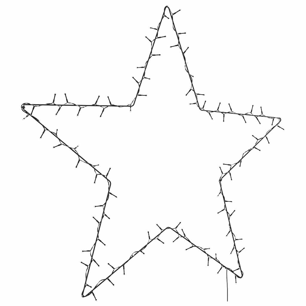 Weihnachtsbeleuchtung Stern-Silhouette 115 LEDs Warmweiß mit 8 Lichteffekten für Innen- und Außenbereich, wetterfest, USB-betrieben, ideal für festliche Dekorationen im Garten, Balkon