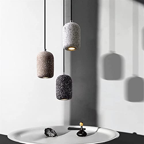 Suspension LED style industriel avec abat-jour en ciment pour déco rétro - 7