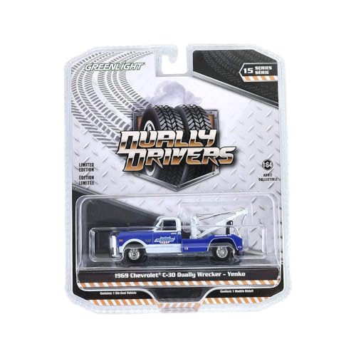 1969 C30 Dually Wrecker a escala 1:64 miniatura 7