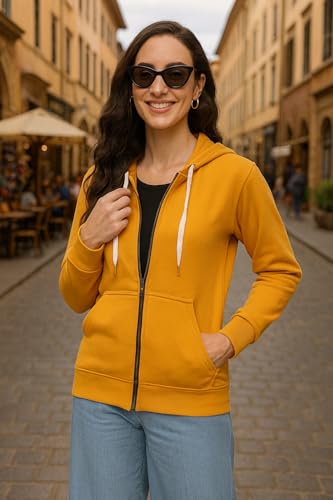Image of FUNDAY FASHION Women's Trendy Fleece Zipper Sweatshirt with Hoodie for Women