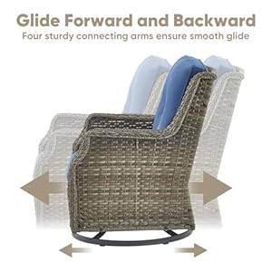 Swivel rocker patio chairs2 pieces patio swivel rocker chairs outdoor wicker chair patio swivel rocking chairs outdoor swivel rocker patio chair  urban country home decor