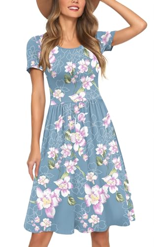 AYIFU Empire Waist Summer Dress