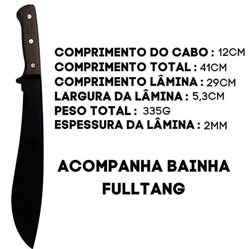 Facão Camping Rambo Militar Tático Afiado Com Bainha