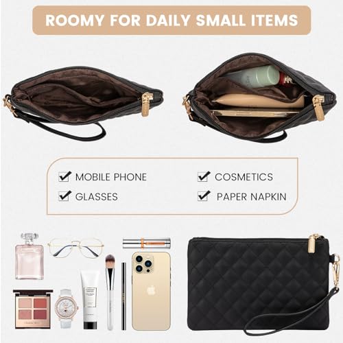 Image of LOVEVOOK Tote Bag for Women 17 inch Canvas Laptop Tote Bag, Large Capacity Work Bag with Clutch Purse, Computer Bag Office Business Briefcase, Casual Handbag for Travel College Teacher School
