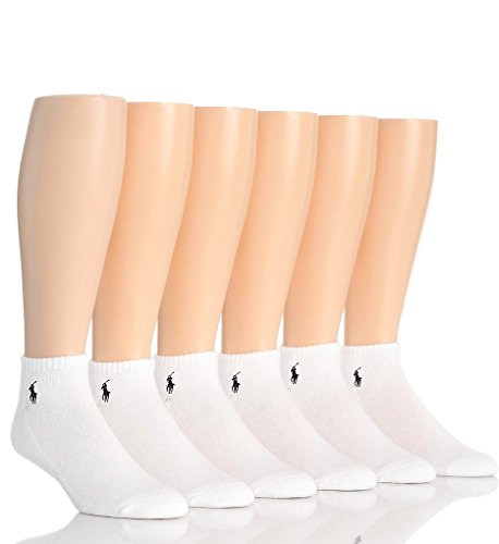 Polo Ralph Lauren Cushioned Cotton No Show Socks - 6 Pack (827001)