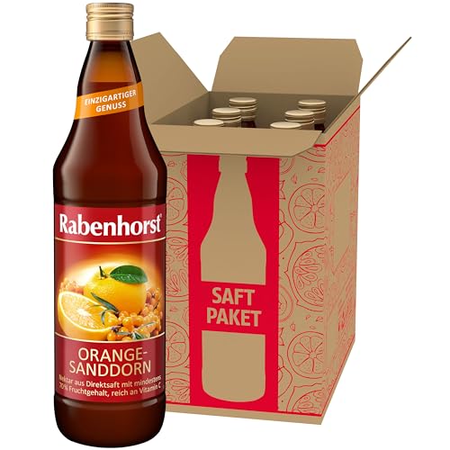 RABENHORST Orange-Sanddorn-Nektar 6er Pack (6 x 700 ml)