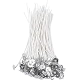 【Raucharmer】 Raucharmer Kerzendocht, bleifrei, stabiles Brennen, kein schwarzer Rauch und Geruch, sicher zu verwenden.