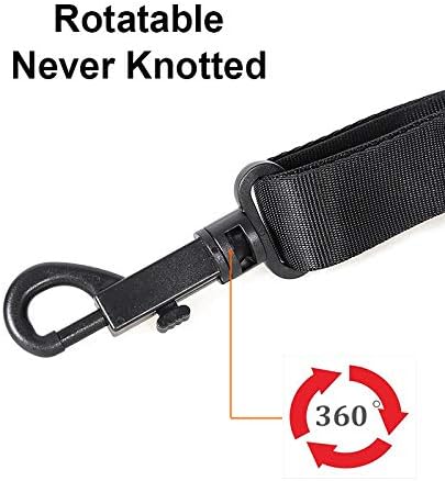 Saxophone Neck Strap Soft Padded Sax Strap for Alto Tenor Saxophone Baritone Soprano Clarinet Horn Music Beginners with Thick Swivel Sheepskin Suede Villus Snap Hook thumbnail