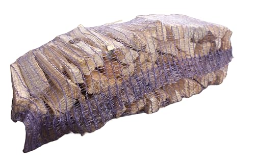 Kingston Tools 2.5kg Natural Kindling Wood Sticks Net Bag — Clean and Kiln Dried Firewood Flame Starter for Open Fires, Fireplace, Oven and Camping — 15cm Stick