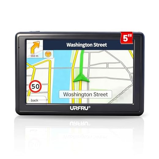 5-inch GPS Navigator for Car, Small Size Fits Tight Cab, No Network Needed