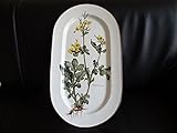 Länge: ca 45 cm Porzellankeller Villeroy & Boch Botanica: Fleischplatte/Platte - ca 45 cm