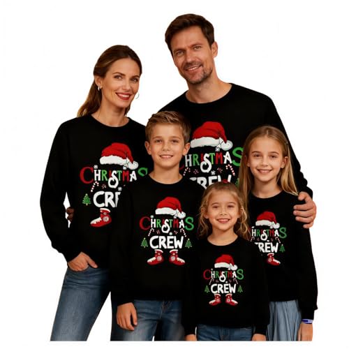 Weihnachtspullover Familie Set Lustig Weihnachtspulli Unisex Ugly...