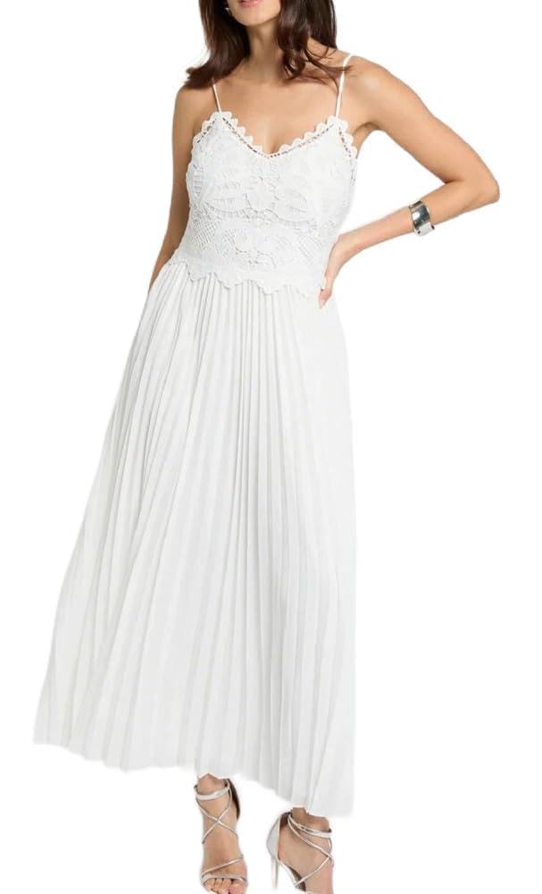 Morgan Women's Dress, Off White M, 8