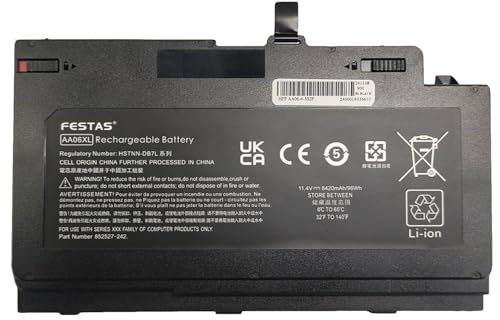 Batterie AA06XL compatible HP ZBook 17 G4 et HSTNN-DB7L 852711-850