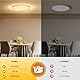 Kuwork LED Deckenleuchte Rund: 48W 4800 lm IP44 Wasserdicht Badezimmer, Sternenhimmel-Effekt Deckenbeleuchtung für Kinderzimmer, Küche, Flur, Wohnzimmer, 3000K Warmweiß, Ø30 cm