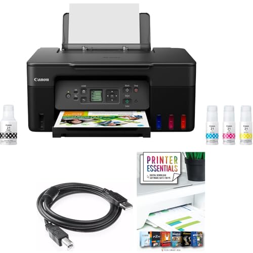 Canon PIXMA G3270 Wireless Printer Bundle