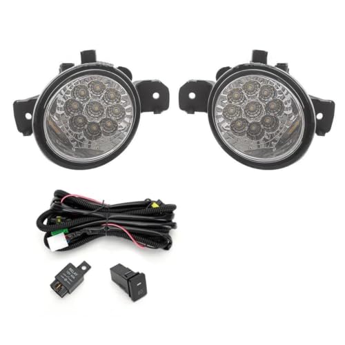 Feux antibrouillard pour X-Trail T32 et Rogue 2014-2016 avec phares LED et faisceau complet