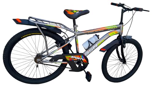 OSMDEALS 26 MTB Cycle with Free Water Bottle | Bike for Kids with Heavy Steel Frame, V-Brakes, and TNT Handle | Kids Cycle for 8 to 17 Years of Boys and Girls (Metallic Grey) (B0CWDDFM7P) Amazon Price History, Amazon Price Tracker