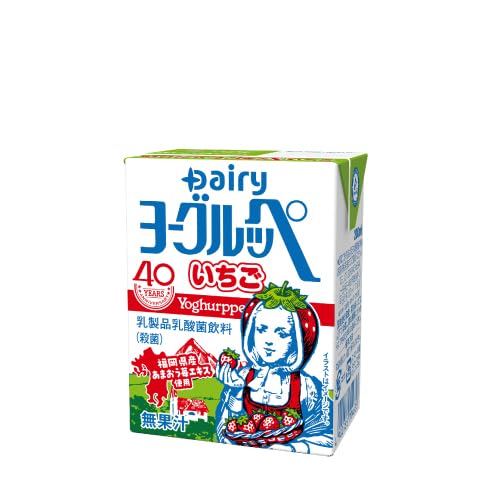 小岩井乳業 ストロベリー ヨーグルト カフェラテ 牛乳　4種 合計１２０本 Amazon.co.jp: 南日本酪農協同 デーリィ ヨーグルッペ いちご 200ml×18