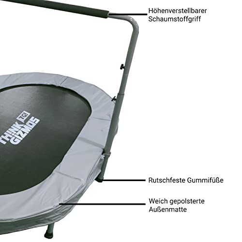 Think Gizmos XN015 Aero Duo Trampolin mit Griff Sicheres Trampolin für ältere Kinder kann 2 Kinder oder Erwachsene… – Bild 5