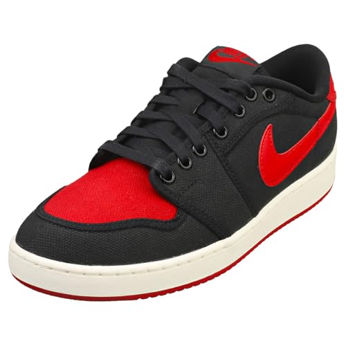 Image of Men's Nike AJKO 1 Low Black /Varsity Red-Sail (DX4981 006)