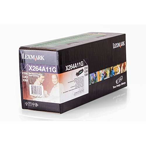 Cartouche d'encre X264A11G noire pour remplacer le toner Lexmark X364DN usagé