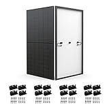 EcoFlow Energía fotovoltaica de módulo solar de alta eficiencia monocristalino en panel solar rígido (400W*2)