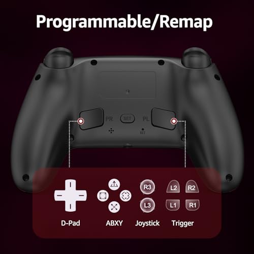 image for IWGAME Wireless Controller for PS-5/PC, Hall Effect Joysticks & Trigge