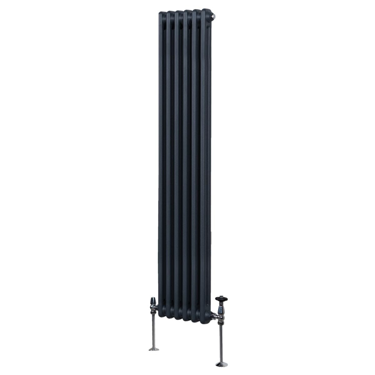 Monstershop Unisex Grey Traditional 2 Column Radiator - 1800 X 292Mm - Anthracite