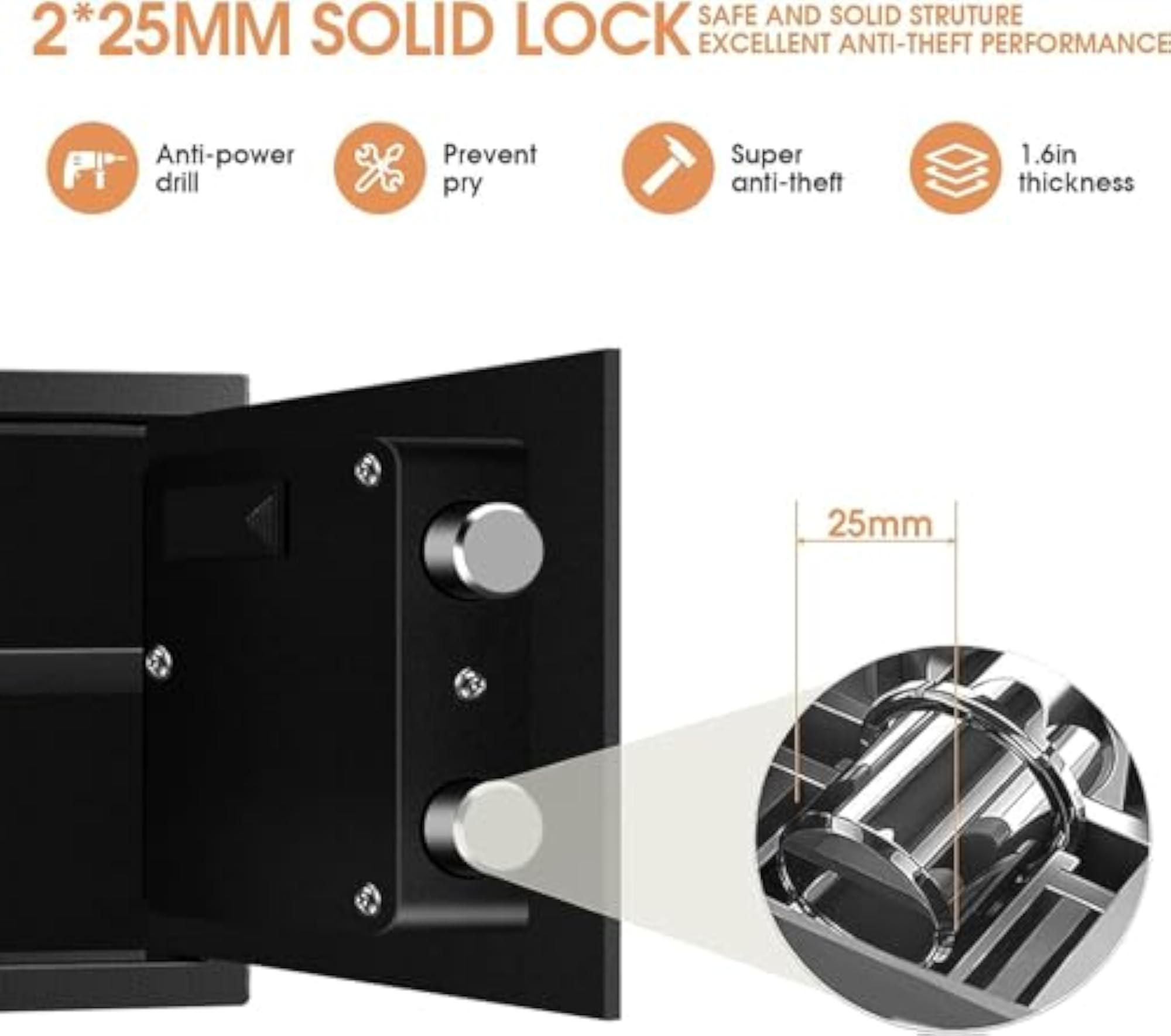 6L Digital Safe Locker for Home Office