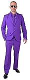  M218287-10-XL lila Herren Anzug Smoking Sakko Hose und Krawatte Gr.XL
