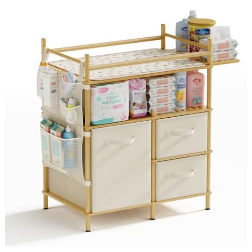 Amazer Bamboo Baby Changing Table