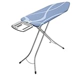  Brabantia 345845 - Tabla de Planchar de Metal expandido, con Soporte de Acero Inoxidable (124 x 45 cm, diámetro de los Tubos 25 mm)