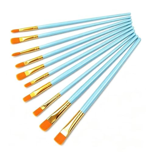 Set de pinceles para pintura KRONSTYL de 80 piezas con cerdas de nylon y formas múltiples miniatura 2