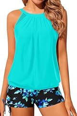 Aqua and Blue Flower