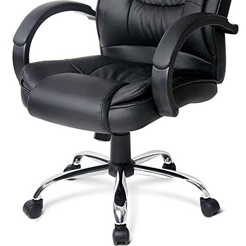 Cadeira Giratória Para Escritório Confort Office F03 Preto - Lyam Decor