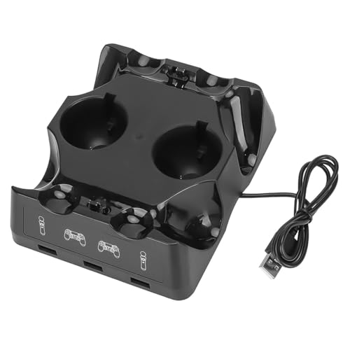 Sarini Base de Carga Multifuncional para Controladores P4 Cuatro Estaciones de Carga para Controladores P4, P4 Move y P4 VR