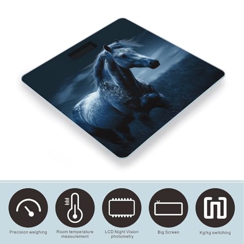 Báscula digital Blue Horse para baño y cuerpo miniatura 3