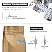 50 Pieces 1 Kg Kraft Paper Stand Up Coffee Bag/Flat Bottom Pouch with Air Release Valve and Reusable Side Zipper. (50pcs, 2.2lb/32oz/1kg)