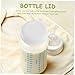 Yardwe Sturdy Baby Bottle Screw Caps 10 Reusable Sealing Discs for Milk Bottles