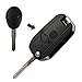 KEMANI New Uncut Blank Modified Flip Folding Shell Remote Key Case Fob 2 Button for 1999-2004 Land Rover Discovery