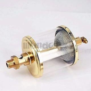 1/4" BSP Male x 2-1/2" Outer Diameter Brass Sight Gravity Drip Feed Oiler Lubricator Oil Cup for Hit Miss Engine