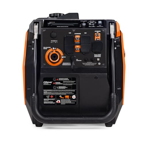 Generac 3,800-Watt Dual-Fuel Portable Inverter Generator - Gas and Propane Compatible - Quiet Operation - Clean, Stable Power - Great for Home Backup, Camping, and RV Use