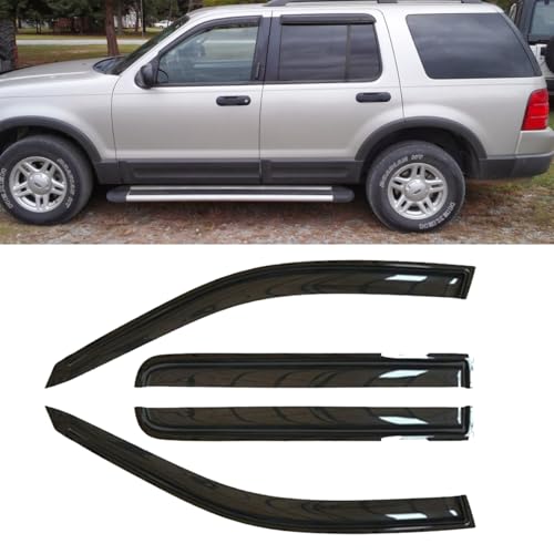 side window deflectors clip-on