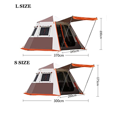 Tentes taille hexagon tente extérieure imperméable et portable automatique